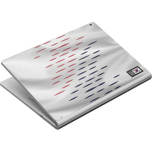 South Korea Soccer Flag Surface Book Skin